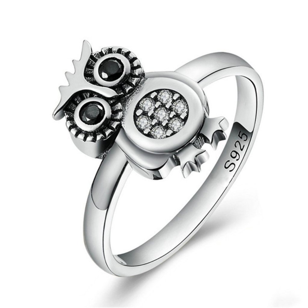 925 Silver Plated 3a Cz Cute Ring For Men Women Fb16fa1042